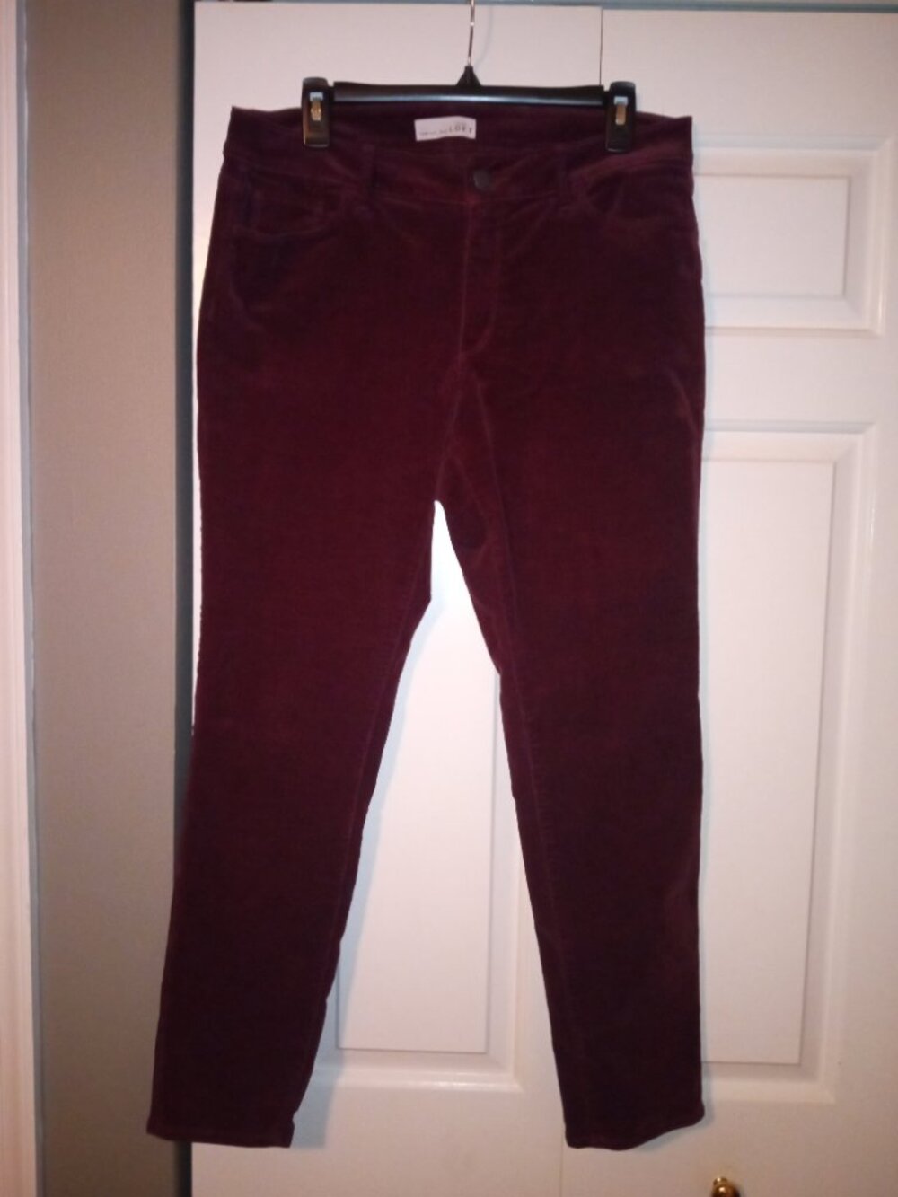 LOFT Curvy Skinny Corduroy Pants